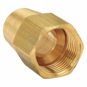 PARKER 61CL-4 Long Nut, Brass, Compression, 7/16-24 Threading Size, 3/4 Inch Overall Length, 10 PK | CT7HGG 1VDA6