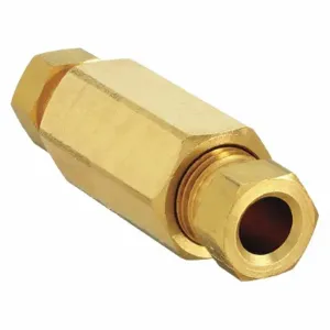 PARKER 62HD-6 Tube Fitting, 3/8 Inch Outside Diameter, Brass Flareless | AB3WXL 1VPJ4