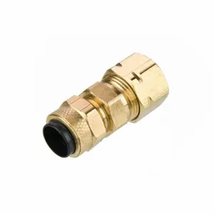 PARKER 62PCA-4 Brass Compression Fitting, Brass, Compression x Compression | CT7DQJ 791AL8