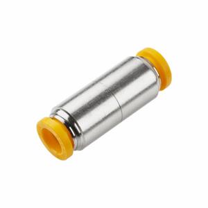 PARKER 62PLP-8M-10M Metric Metal Push-to-Connect Fitting, Nickel Plated Brass | CT7JMG 791C71