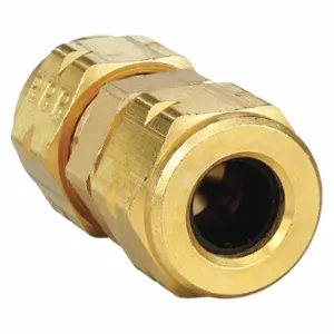 PARKER 62VL-6 Compression Fitting, 3/8 Inch Outside Diameter, Brass | AB3WYF 1VPT1