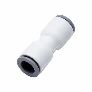 PARKER 6306 08 00WP2 Metric Plastic Push-to-Connect Fitting, Polymer, Push-to-Connect x Push-to-Connect, White | CT7JGR 791DD8