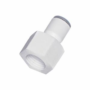 PARKER 6315 60 18WP2 Fractional Plastic Push-to-Connect Fitting, Polymer, Push-to-Connect x FNPT | CT7JCU 791D26