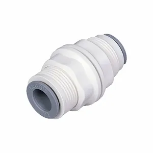 PARKER 6316 12 00WP2 Metric Plastic Push-to-Connect Fitting, Polymer, Push-to-Connect x Push-to-Connect, White | CT7JFL 791DD9