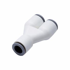 PARKER 6340 04 00WP2 Fractional Plastic Push-to-Connect Fitting, Polymer, 5/32 Inch x 5/32 mm Tube OD, White | CT7JCM 791D42