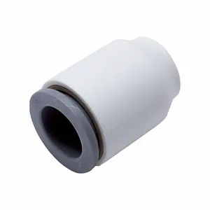 PARKER 6351 10 00WP2 Metric Plastic Push-to-Connect Fitting, Polymer, Push-to-Connect, 10 mm Tube OD, White | CT7JGD 791D52