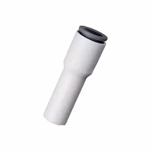 PARKER 6366 04 08WP2 Fractional Plastic Push-to-Connect Fitting, Polymer, Push-to-Connect x Tube Stem, White | CT7JDE 791D57