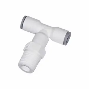 PARKER 6508 62 18WP2 Fractional Plastic Push-to-Connect Fitting, Polymer | CT7JCA 791D98