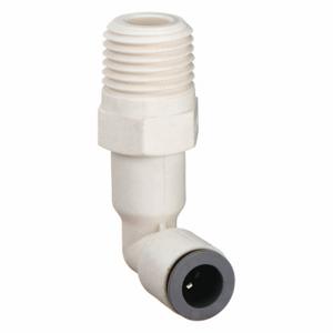 PARKER 6509 62 22WP2 Swivel Elbow, Nylon, Push-to-Connect x NPTF, For 1/2 Inch Tube OD, 1/2 Inch Pipe Size | CT7KLV 5UMW0