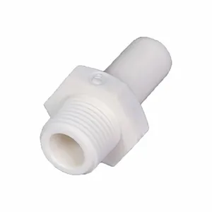 PARKER 6521 06 10WP2 Metric Plastic Push-to-Connect Fitting, Polymer, Tube Stem x MBSPT, 6 mm Tube OD | CT7JGL 791DA8