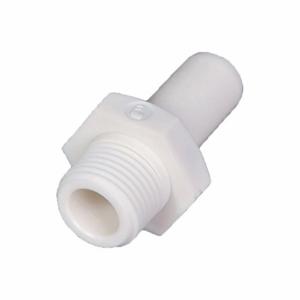 PARKER 6521 62 22WP2 Fractional Plastic Push-to-Connect Fitting, Polymer, Tube Stem x MNPT, 1/2 Inch Tube OD | CT7JDP 791DC8