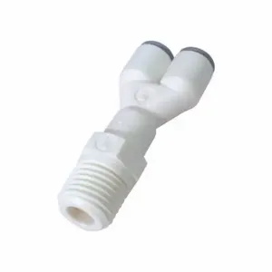 PARKER 6548 56 18WP2 Fractional Plastic Push-to-Connect Fitting, Polymer | CT7JBZ 791DD6