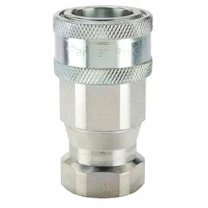 PARKER 6601-2-4 Hydraulic Quick Coupling, 1/4 Inch NPTF, Interchange, Steel | AC4XMT 31A824