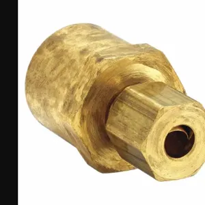 PARKER 66C-3-4 Connector, 3/16 Inch Outside Diameter, Brass | AE6QRE 5UNJ5