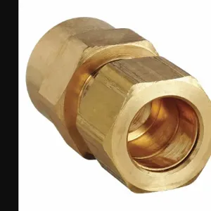 PARKER 66C-8-6 Connector, 1/2 Inch Outside Diameter, Brass | AC2YLQ 2P233