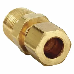 PARKER 68C-6-6 Connector, 3/8 Inch Outside Diameter, Brass | AC2YLY 2P240