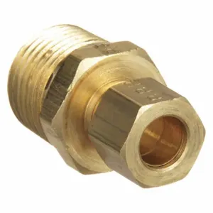 PARKER 68C-6-4 Connector, 3/8 Inch Outside Diameter, Brass | AC2YLX 2P239