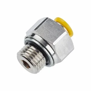 PARKER 68PLP-10M-4G Metric Metal Push-to-Connect Fitting, Brass, Push-to-Connect x BSPP, 10 mm Tube OD | CN8LYA 791C88