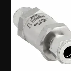 PARKER 6A-C6L-10-SS Check Valve, SS, Two Ferrule Compression | AB3AWC 1RBD3