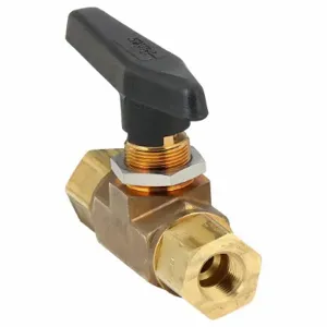 PARKER 6F-B8LJ2-BP Ball Valve, 3/8 Inch Size, Brass | AC2JCF 2KLA9