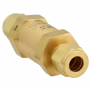 PARKER 6Z-C6L-10-BN-B Check Valve, 3/8 Inch Connection Size, Brass | AB3AWN 1RBF4