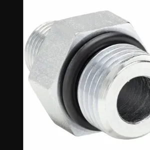 PARKER 6-1/2 F5OF-S Reducing Adapter, Steel, 3/8 Inch X 1/2 Inch Fitting Pipe Size, Male Un/Unf-2A X Male Nptf | CT7JZB 60VA20