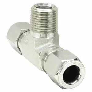 PARKER 8-8-8 SBU-S Tube Fitting, Tee, 1/2 Inch Outside Diameter, Flareless, Steel | AA9HJP 1DDK8