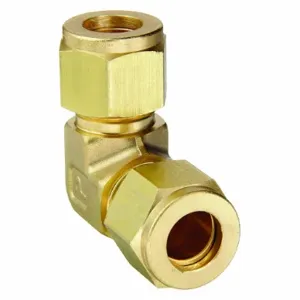 PARKER 8-8 EBZ-B Compression Fitting, Single Ferrule Compression, 1/2 Inch Size, Brass | AB2ZWZ 1PZZ7