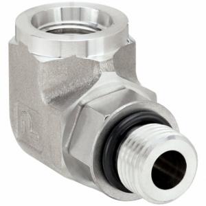 PARKER 6 AOEG5-SS 90 Deg. Elbow, 316 Ss, 3/8 Inch X 3/8 Inch Fitting Pipe Size, Male Sae X Female Sae | CT7EAU 60VA13