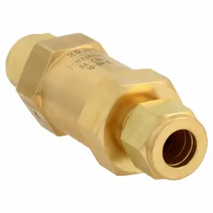 PARKER 8A-C8L-10-BN-B Check Valve, Brass | AB3AWL 1RBE8