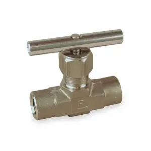 PARKER 8F-V12LN-SS-GR Needle Valve Straight 316 Stainless Steel 1/2 Inch Fnpt | AC2JCQ 2KLC9 / 8F-V12LN-SS