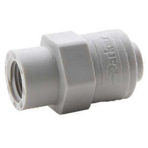 PARKER A6FC4-MG Push-to-Connect-Fitting, Kunststoff, Acetal | BT4XFG