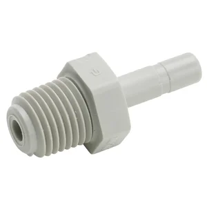 PARKER A6TMC6 Push to Connect Fitting, Plastic, Acetal | BT6YAD