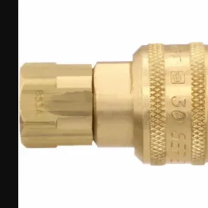 PARKER B35F Quick Coupling, 1/2 Inch Thread Size, Brass | BT8DNA