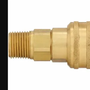 PARKER B34F Quick Coupling, 1/2 Inch Thread Size, Brass | AC4VVF 30N205