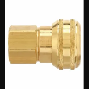 PARKER B39F Quick Coupling, 1/2 Inch Thread Size, Brass | AC4VVY 30N221