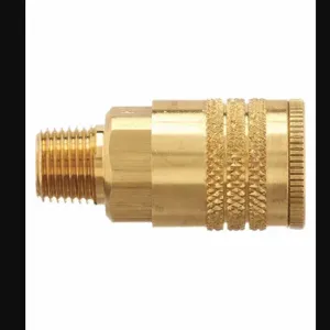 PARKER B52 Quick Coupler, 1/4 Inch Thread Size, 300 Psi, Brass | AC4VTQ 30N167