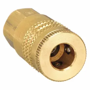 PARKER B53E Quick Coupler, 3/8 Inch Thread Size, 300 Psi, Brass | AC4VTU 30N170