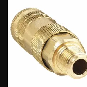 PARKER B72 Quick Coupler, 1/4 Inch Thread Size, 300 Psi, Brass | AC4WAZ 30N338