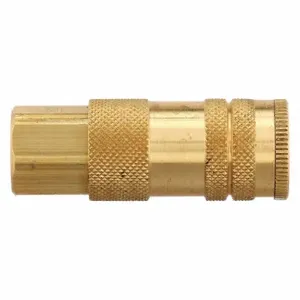 PARKER B73 Quick Coupler, 1/4 Inch Thread Size, 300 Psi, Brass | AC4WBA 30N339