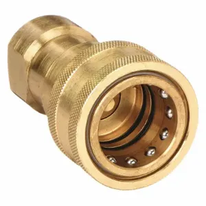 PARKER BH6-60 Quick Coupling, 3/4 Inch NPTF, Multi-Purpose, Brass | AC4XNV 31A849