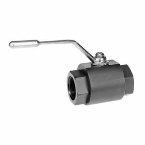 PARKER BVHP04NSS1NA Hydraulic Ball Valve, 6000 PSI Max. Pressure, 1/4 Inch NPT Port Size, Lockable, Steel | CT7GFH 6PAC7