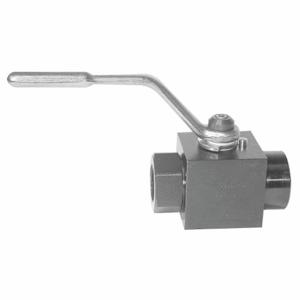 PARKER BVHP08NSS1NA Hydraulic Ball Valve, 6000 PSI Max. Pressure, 1/2 Inch NPT Port Size, Lockable, Steel | CT7GFX 6PAC9