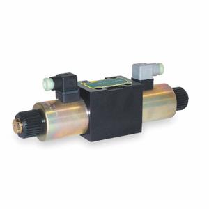 PARKER D3W001CNKW Hydraulic Directional Valve, Closed, Spring Centered, 12 VDC, 4-Way/3-Position | CT7GGJ 4DJY7