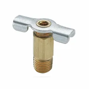 PARKER DC602-2 Drain Cock, 1/8 Inch Thread Size, Brass | AF7LGW 21VL69