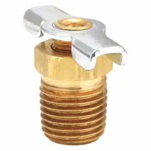 PARKER DC602-4 Drain Cock, 1/4 Inch Thread Size, Brass | AB6KVN 21VL70