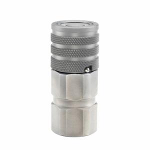 PARKER FEM-371-6FP Hydraulic Quick Coupler, 3/8 Inch Coupling Size, Steel, 9 g/min Max. Flow Rate, Female | CT7DXE 785RN7