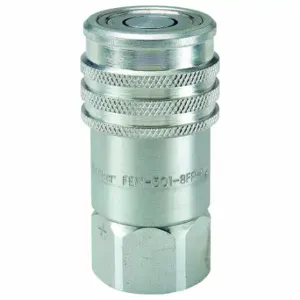 PARKER FEM-501-12FO-NL-BULK Hydraulic Quick Connect Hose Coupling, 1/2 Inch Coupling Size, Steel | CT7GCA 55KU75