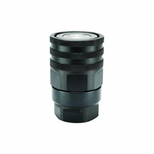 PARKER FET-371-8FP Hydraulic Quick Connect Hose Coupling, 3/8 Inch Coupling Size, Steel | CT7GEL 55KV18