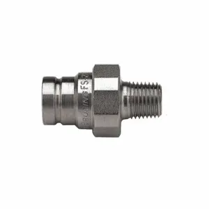 PARKER FS-252-4MP-E5 Hydraulic Quick Connect Hose Coupling, 1/4 Inch Coupling Size, 316 Stainless Steel, Male | CT7GCX 55KV57